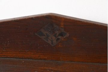 アンティーク家具　栓材　象嵌がおしゃれなライティングビューロー(簿記机、在宅ワーク、在宅用ワークデスク)(R-040017)