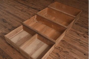 アンティーク家具　和製アンティーク　大正昭和初期　前面ケヤキ材　和の風情漂う衣装箪笥(仙台箪笥、引き出し)(R-040019)