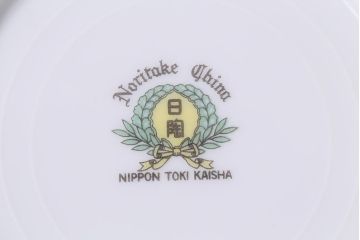 アンティーク雑貨　昭和中期　オールドノリタケ　小皿4枚セット(プレート、洋食器)(R-040035)