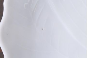 アンティーク雑貨　幕末明治期　櫛高台　葉文変形皿3枚セット(中皿、和食器、鍋島焼)(R-040037)