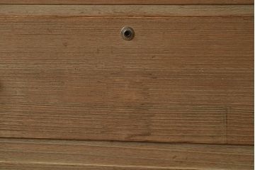 アンティーク家具　昭和中期　前面桐材　シンプルな戸棚付き重ね箪笥(和タンス、チェスト、収納棚、桐箪笥、桐たんす)(R-040050)