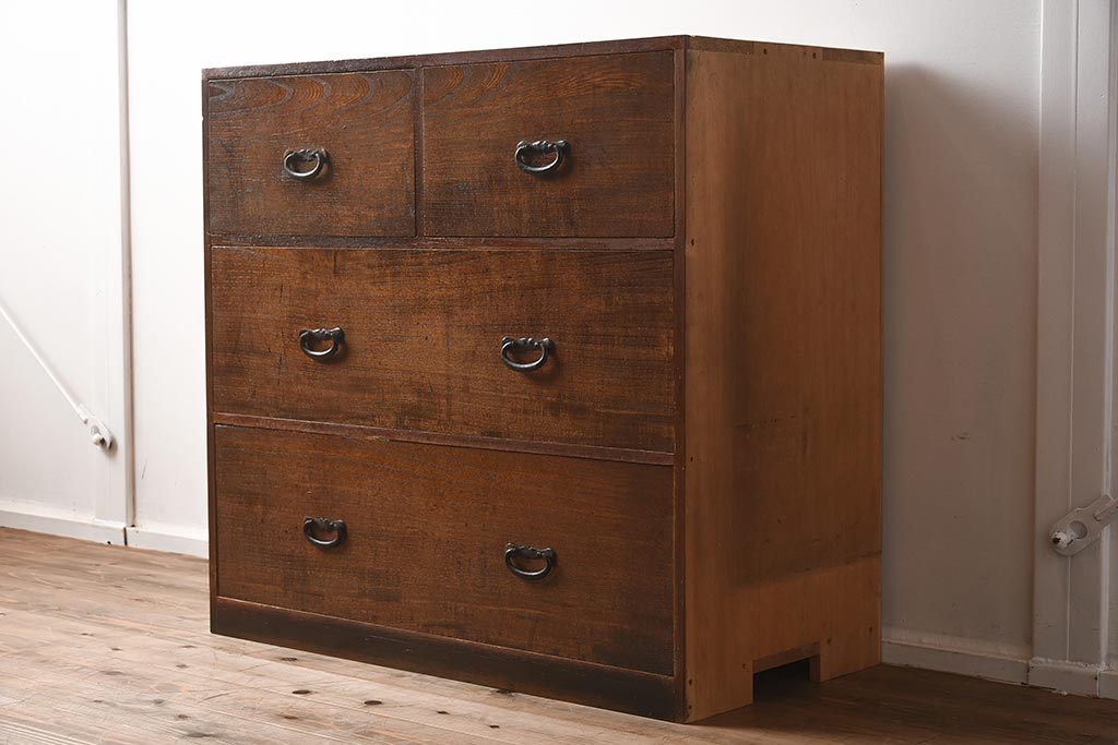 骨董品 アンティーク家具 昭和初期 昭和レトロ チェスト年代物 ミニタンス mch5183_lp_001.jpg