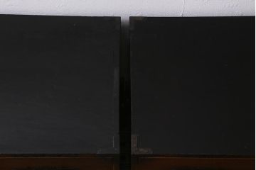 アンティーク家具　明治期　前面桐材　鶴亀図　上質な和の雰囲気漂う重ね箪笥(衣装箪笥、桐箪笥、桐たんす)(R-040072)