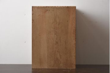 レトロ家具　昭和レトロ　昭和中期　ネームプレート付き　レトロな佇まいが魅力の小引き出し(小物収納、サイドチェスト)(R-040091)