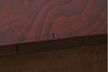 中古　民芸家具　和製アンティーク　ケヤキ材　美しい杢目が目を引く衣装箪笥(整理箪笥、引き出し、チェスト)(R-040096)