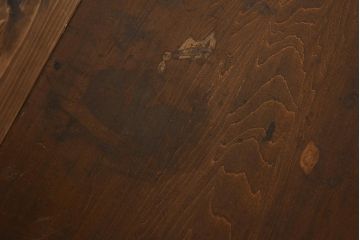アンティーク家具　昭和中期　年月を重ねた渋みのある木肌が魅力の文机(座机、片袖机、ローテーブル)(R-040103)