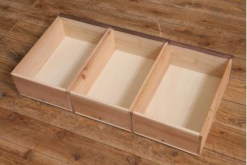 ラフジュ工房オリジナル　古建具リメイク　組子　和の風情漂う組子が魅力の収納棚(書院戸、戸棚、キャビネット)(R-040106)