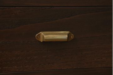 ラフジュ工房オリジナル　古建具リメイク　組子　和の風情漂う組子が魅力の収納棚(書院戸、戸棚、キャビネット)(R-040106)
