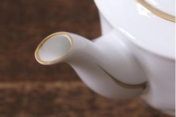 アンティーク雑貨　昭和初期　名古屋製陶会社　ティーポット、シュガーポット、クリーマー3点セット(R-040124)