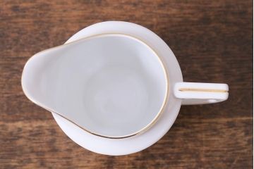 アンティーク雑貨　昭和初期　名古屋製陶会社　ティーポット、シュガーポット、クリーマー3点セット(R-040124)