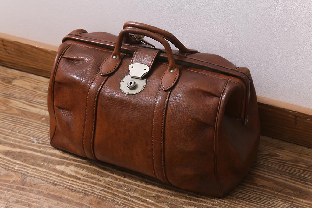 フレンチヴィンテージ ボストンバッグ 鏡 仏像セット フレンチ