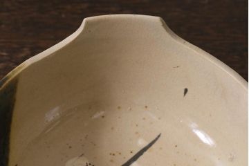 アンティーク家具　大正昭和初期　梅花文　古い美濃焼小鉢5客(皿、向付)(R-040137)