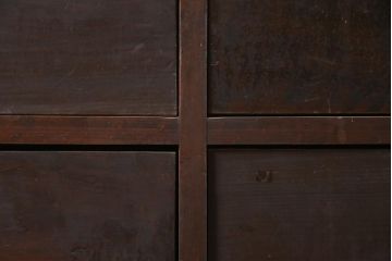 アンティーク家具　昭和中期　レトロ　大きめの引き出しが便利なチェスト(引き出し4杯)(R-040147)