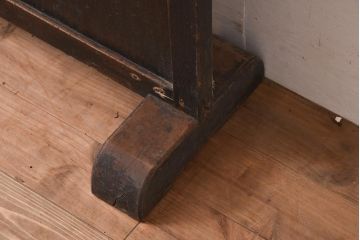 アンティーク家具　明治大正期　味わいのあるヒノキ材製のつい立て(衝立)(R-040148)