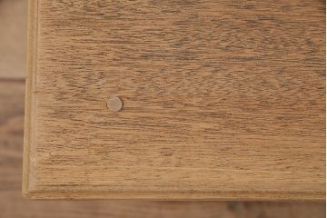 アンティーク家具　ストリップド(剥離)家具　栓材　素朴な木の風合いを楽しめる文机(ローテーブル)(R-040153)
