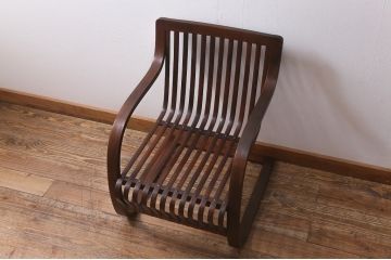 ビンテージ家具　竹興社　城所右文次　オリジナル　Bamboo Chair　バンブーチェア(アームチェア、安楽椅子)(R-040155)