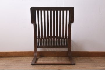 ビンテージ家具　竹興社　城所右文次　オリジナル　Bamboo Chair　バンブーチェア(アームチェア、安楽椅子)(R-040155)