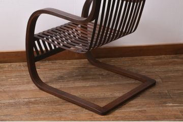 ビンテージ家具　竹興社　城所右文次　オリジナル　Bamboo Chair　バンブーチェア(アームチェア、安楽椅子)(R-040155)