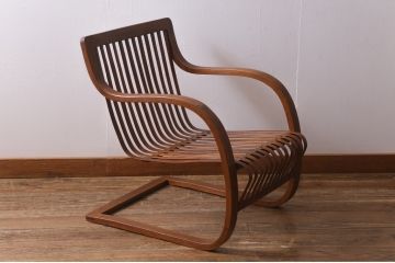 ビンテージ家具　竹興社　城所右文次　オリジナル　Bamboo Chair　バンブーチェア(アームチェア、安楽椅子、ヴィンテージ)(R-040156)