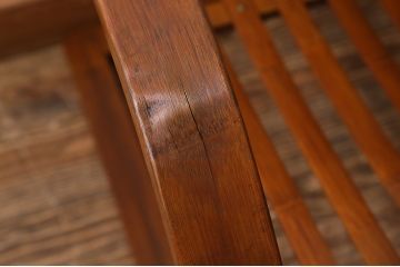 ビンテージ家具　竹興社　城所右文次　オリジナル　Bamboo Chair　バンブーチェア(アームチェア、安楽椅子、ヴィンテージ)(R-040156)