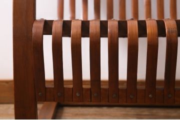 ビンテージ家具　竹興社　城所右文次　オリジナル　Bamboo Chair　バンブーチェア(アームチェア、安楽椅子、ヴィンテージ)(R-040156)
