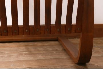ビンテージ家具　竹興社　城所右文次　オリジナル　Bamboo Chair　バンブーチェア(アームチェア、安楽椅子、ヴィンテージ)(R-040156)