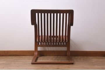 ビンテージ家具　竹興社　城所右文次　オリジナル　Bamboo Chair　バンブーチェア(アームチェア、安楽椅子、ヴィンテージ)(R-040156)
