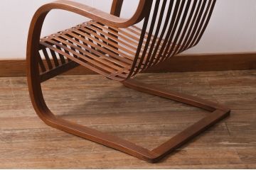 ビンテージ家具　竹興社　城所右文次　オリジナル　Bamboo Chair　バンブーチェア(アームチェア、安楽椅子、ヴィンテージ)(R-040156)