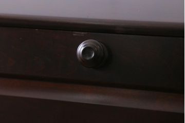 中古　北海道民芸家具　シックで上品なライティングビューロー(定価約28万8千円)(R-040161)