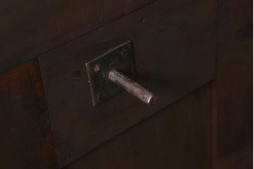 アンティーク家具　マホガニー材　日本製のシックなエクステンションテーブル(ダイニングテーブル)(R-040165)