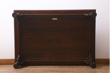 中古　松本民芸家具　上品な和モダンスタイルにおすすめなT.K型座卓(ローテーブル)(R-040175)