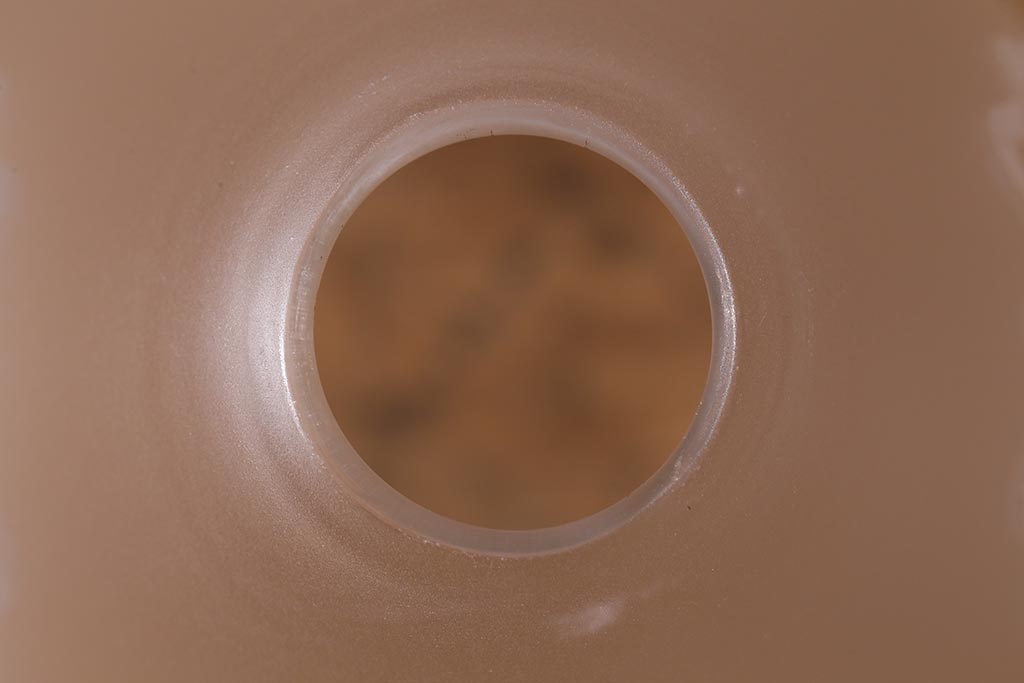 ヴィンテージ照明　フランスビンテージ　フロストガラス　美しい模様が浮かび上がるガラスシェードのペンダントライト(天井照明、シェード)(R-040180)