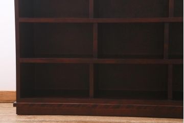 中古　国産　民芸家具　クズ布張り　モダンなデザインがおしゃれなサイドボード　(R-040184)