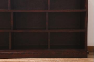 中古　国産　民芸家具　クズ布張り　モダンなデザインがおしゃれなサイドボード　(R-040184)