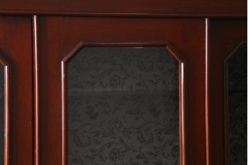 アンティーク家具　フランスアンティーク　マホガニー材　気品溢れる佇まいが魅力のカップボード(キャビネット、食器棚、収納棚、戸棚)(R-040187)