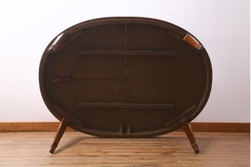 中古　ブランド家具　DREXEL HERITAGE(ドレクセルヘリテイジ)　Triune(トライユン)　品のある佇まいがすてきなダイニングテーブル(エクステンションテーブル)(R-040188)