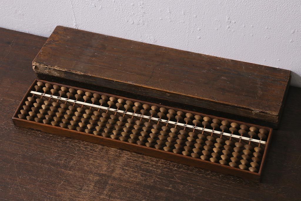 アンティーク雑貨　江戸期　文政三年　七つ玉算盤(そろばん)(R-040215)