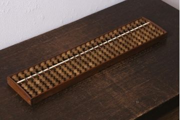 アンティーク雑貨　江戸期　文政三年　七つ玉算盤(そろばん)(R-040215)