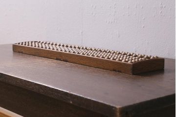 アンティーク雑貨　江戸期　文政三年　七つ玉算盤(そろばん)(R-040215)