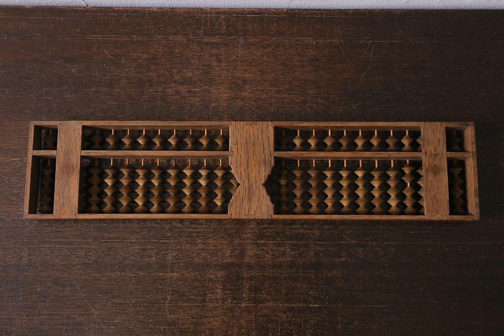 アンティーク雑貨　江戸期　文政三年　七つ玉算盤(そろばん)(R-040215)