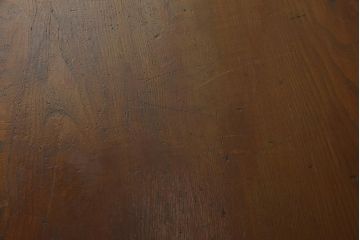 アンティーク家具　昭和中期　ナラ材　すっきりとしたデザインのレトロな片袖デスク(机、在宅ワーク、在宅用ワークデスク)(R-040223)