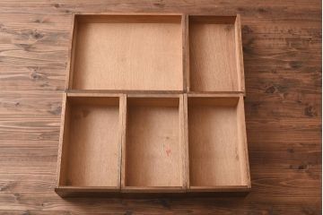 アンティーク家具　昭和中期　ナラ材　すっきりとしたデザインのレトロな片袖デスク(机、在宅ワーク、在宅用ワークデスク)(R-040224)