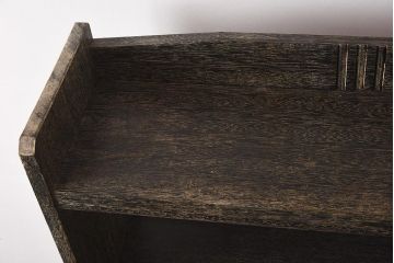 アンティーク家具　レトロ家具　味のある色合いの本棚(オープンラック、飾り棚、ブックシェルフ)(R-040227)