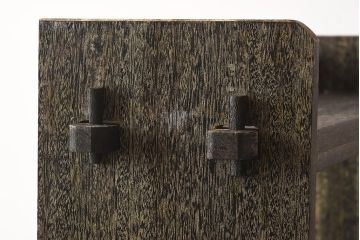 アンティーク家具　レトロ家具　味のある色合いの本棚(オープンラック、飾り棚、ブックシェルフ)(R-040227)
