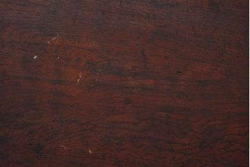 レトロ家具　赤みがかった色合いの丸ちゃぶ台(座卓、折り畳みテーブル)(R-040230)