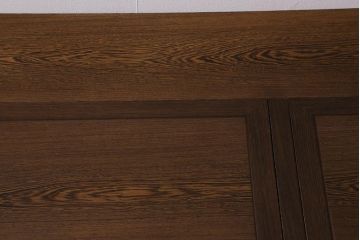 中古　最高級品　鉄刀木(タガヤサン)無垢材　内部銅製  美しい木目が魅力の関西火鉢(ローテーブル、長火鉢、座卓、リビングテーブル、囲炉裏)(R-040239)