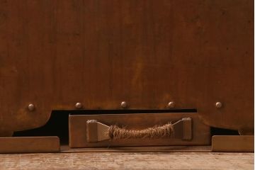 レトロ家具　珍品　特大サイズ!　レトロな空間を演出する燗どうこ(酒燗器)(R-040244)