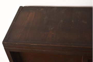 アンティーク家具　和製アンティーク　昭和初期　作業台が付いた便利な重ね食器棚(収納棚、戸棚、キャビネット)(R-040250)