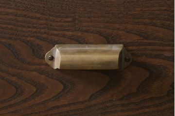ラフジュ工房オリジナル家具　古材リメイク　ペイント家具　鉄脚　引き出し付きパタパタ扉の下駄箱(収納棚、キャビネット)(R-040257)