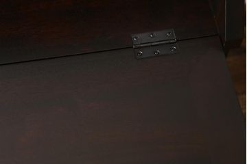 中古　松本民芸家具　T型　シックで上品な佇まいが魅力のライティングビューロー(簿記机、在宅ワーク、在宅用ワークデスク)(R-040261)